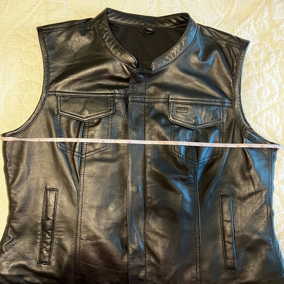 Genuine Leather Vest, size XXL, NWOT - Picture 10 of 10